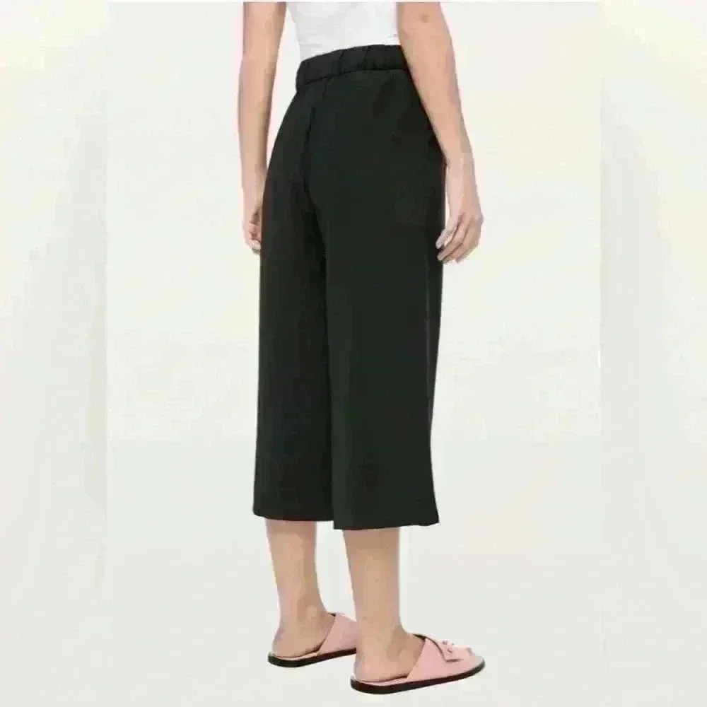 Lululemon Noir Crop High Rise Wide Leg Size 4 Black - Picture 2 of 7